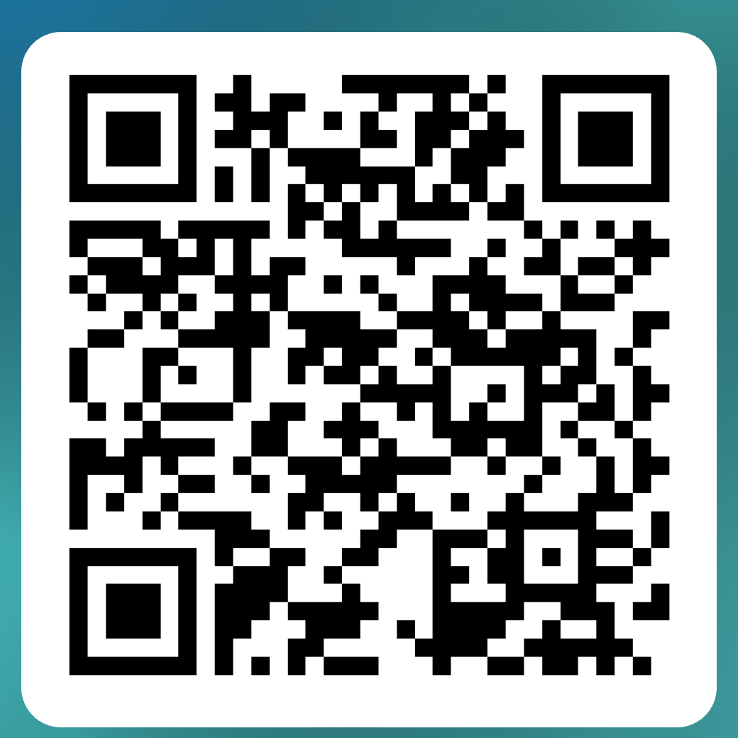 QR code for the post-experience questionnaire